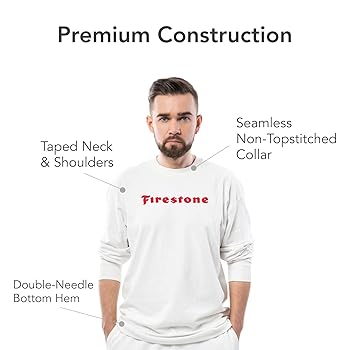 Amazon.com: Firestone Apparel Cotton Branded Long Sleeve T
